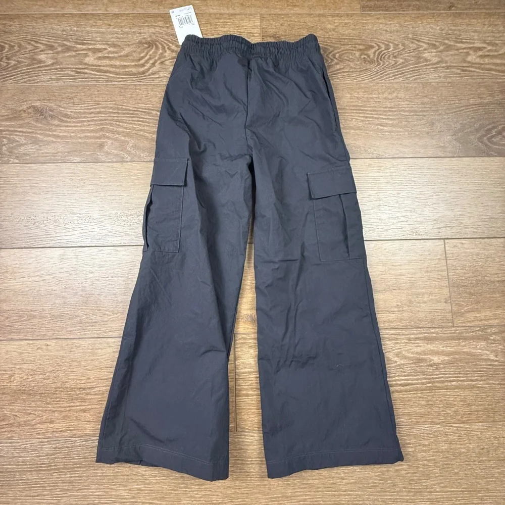 Jordan Big Kids Girls Double Cargo Woven Pants Size M NWT Back to School Black